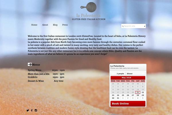 BERG theme site design template sample