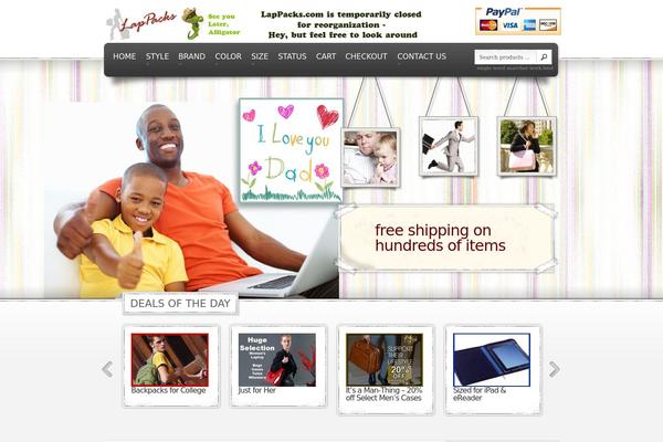 eStore theme site design template sample