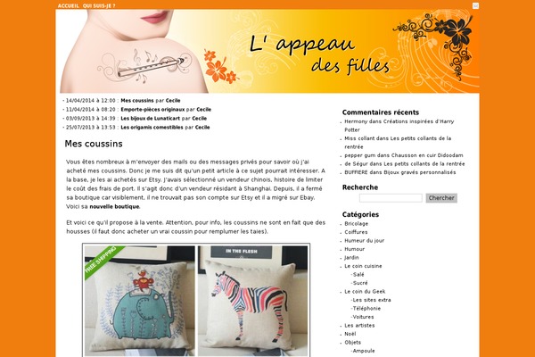 lappeaudesfilles.fr site used Tretotheme