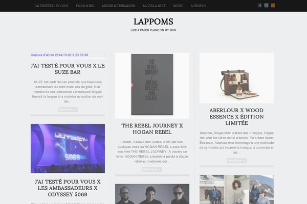 lappoms.com site used Olivia
