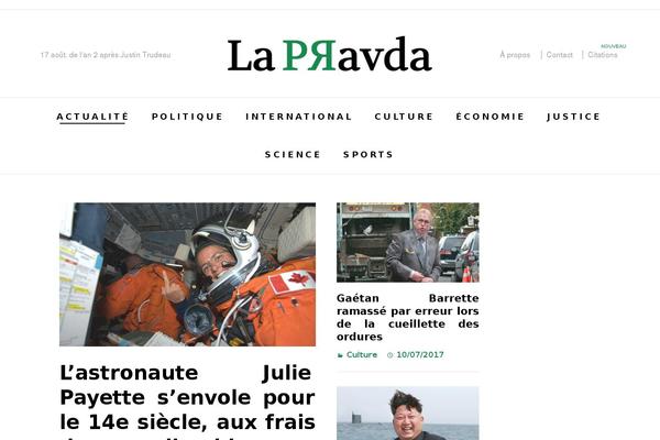 lapravda.ca site used Laredaction