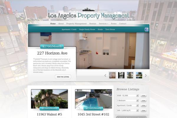ElegantEstate theme site design template sample