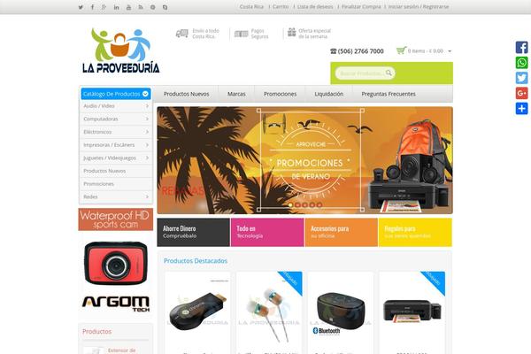 MegaShop theme site design template sample