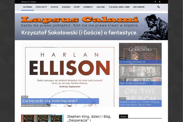 Newspaper theme site design template sample