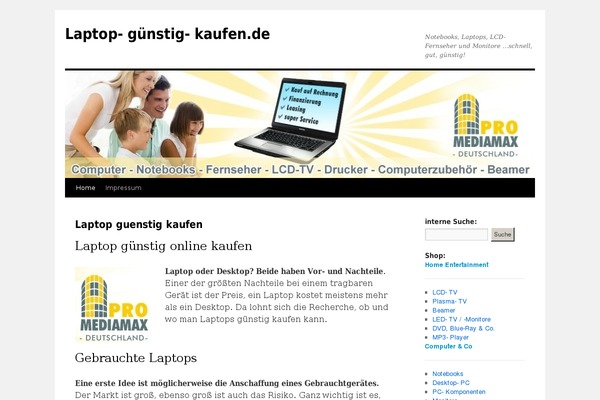 Twenty Ten theme site design template sample