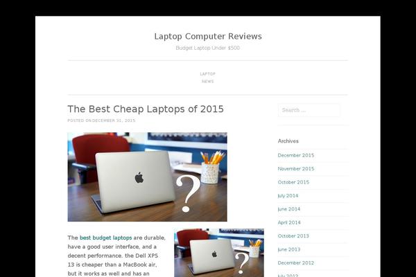 laptopcomputersreviews.org site used SoSimple