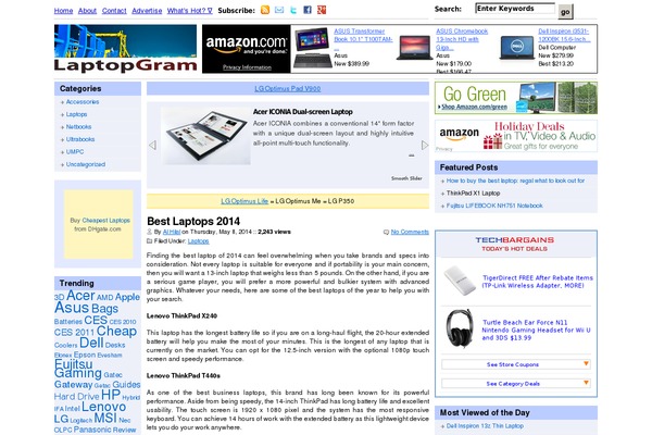 Site using Hot-deals-widget plugin