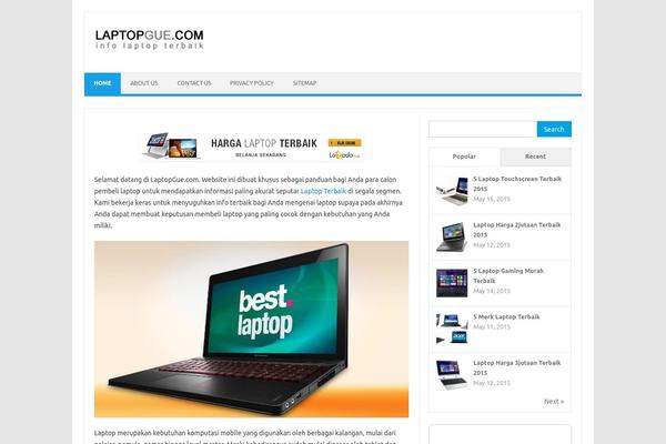 Iconic One theme site design template sample