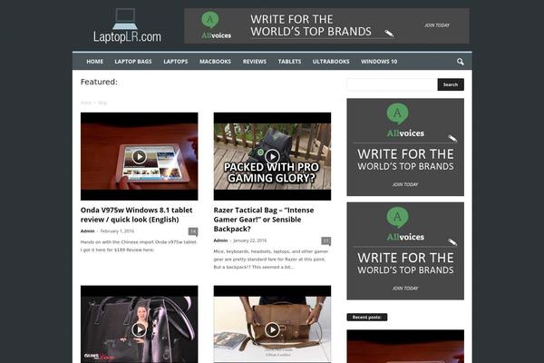 NewsMag theme site design template sample