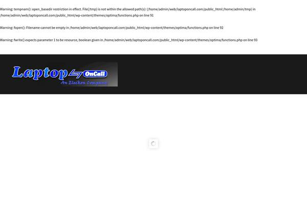 Optima theme site design template sample