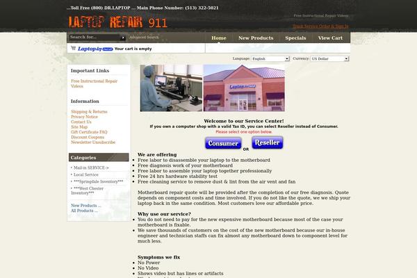 Headless theme site design template sample