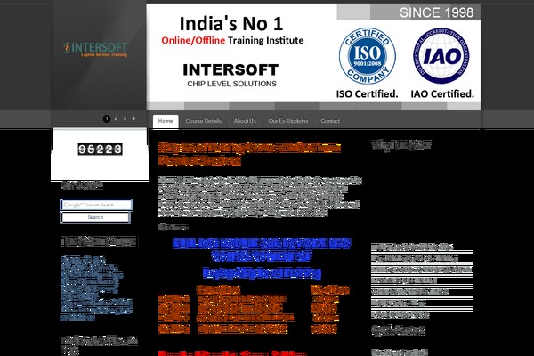 Laptop theme site design template sample