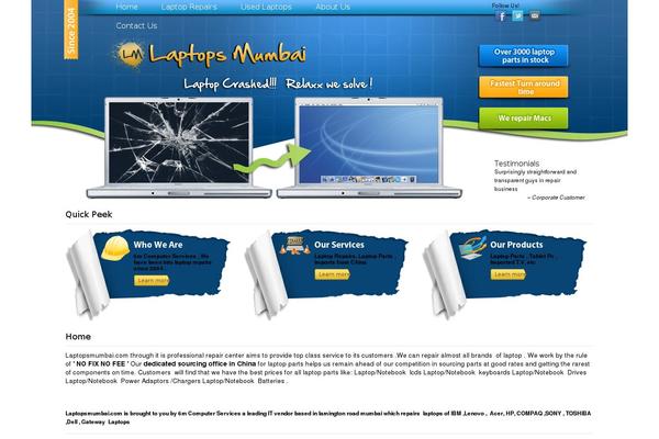 laptopsmumbai.com site used Laptopmumbai
