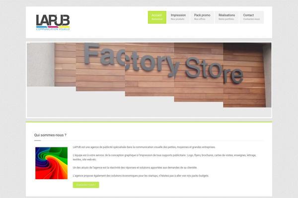 Thinker theme site design template sample