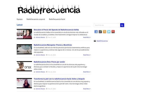 Frontpage theme site design template sample