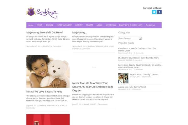 NewsPlus theme site design template sample