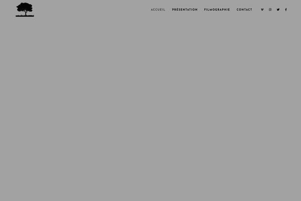 Cinerama theme site design template sample