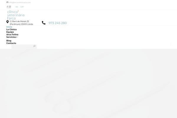 The7 Child theme site design template sample