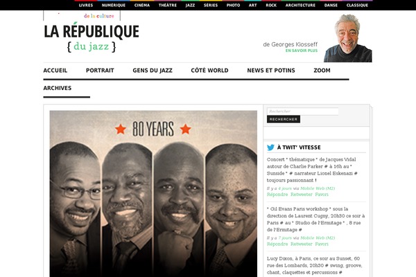 Larepublique theme site design template sample