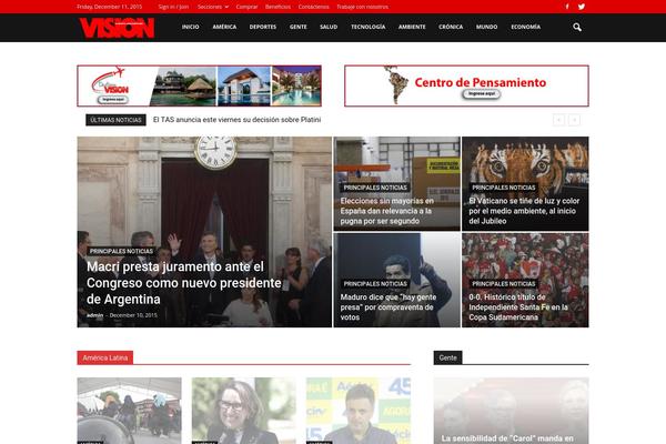 Newspaper theme site design template sample