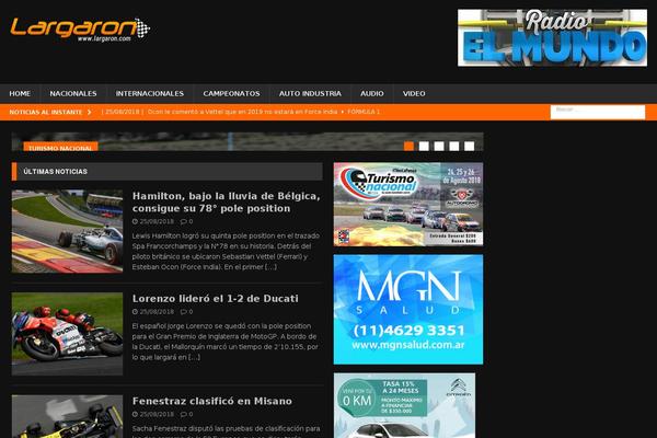 Newsphere theme site design template sample