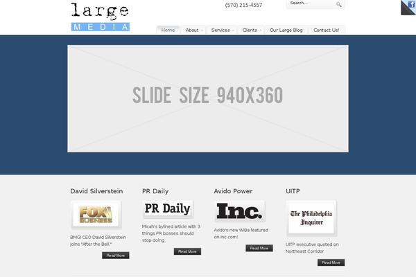 PureVISION theme site design template sample