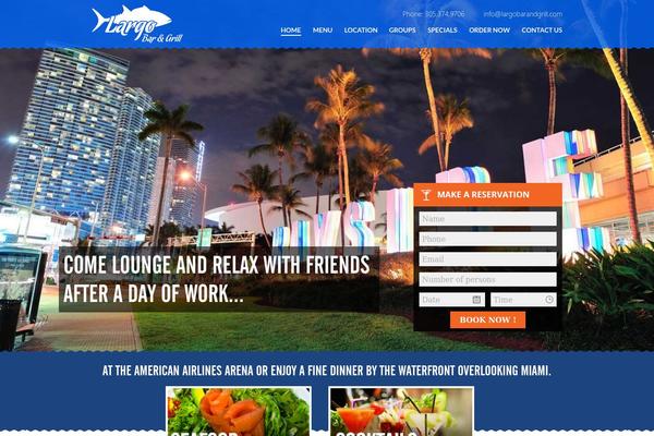 Largo theme site design template sample