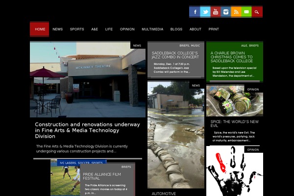 Hotnews theme site design template sample