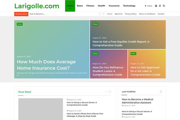 larigolle.com site used Jannah-child