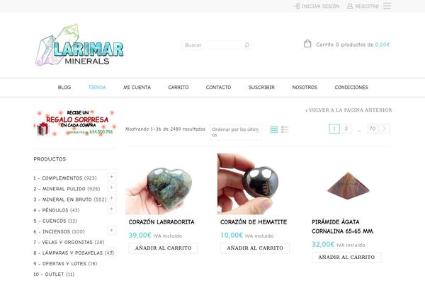 Legenda Child theme site design template sample