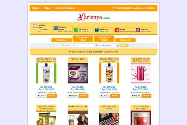 larisnya.com site used The-shop