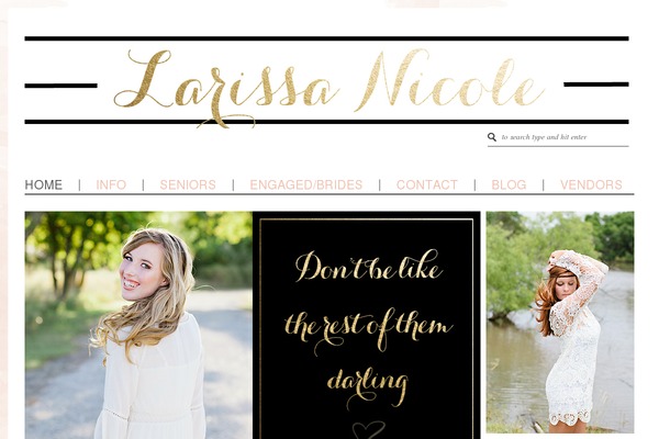 larissanicolephoto.com site used Chic-blog