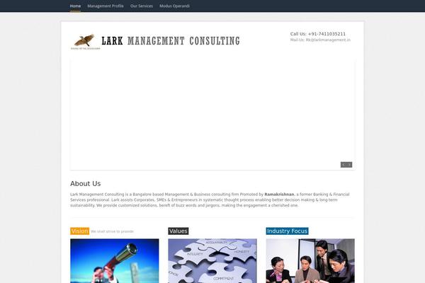 Indus theme site design template sample