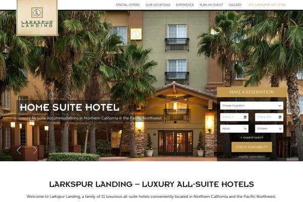 larkspurhotels.com site used Larkspur
