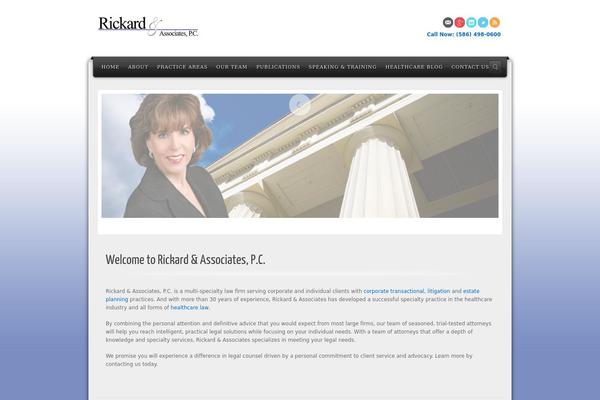 Infinite theme site design template sample