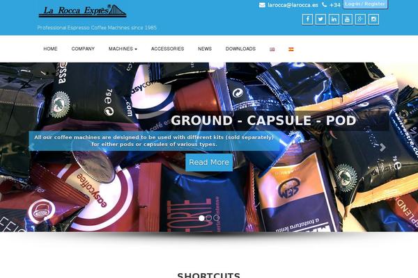 Site using TablePress plugin