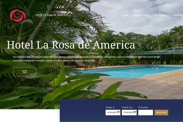 Luviana theme site design template sample