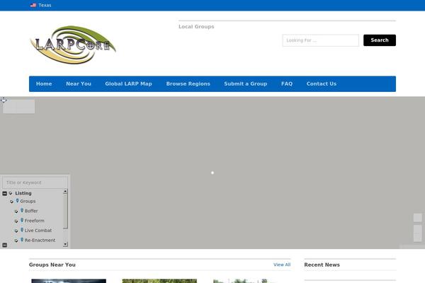 Directory theme site design template sample