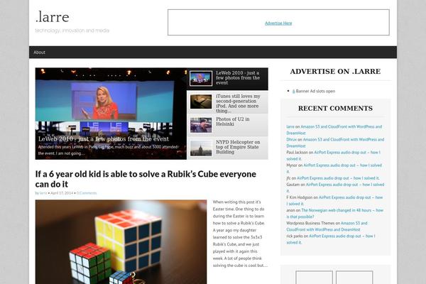 Magazine Premium theme site design template sample