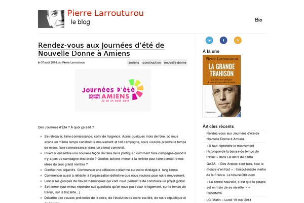 larrouturou.net site used Clean Home