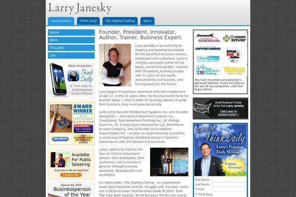 larryjanesky.com site used Think-daily