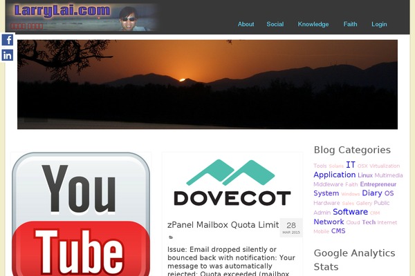 Site using 3D Tag Cloud plugin