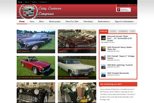 Spectrum theme site design template sample