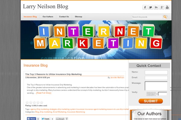 larryneilson.com site used Larryblog