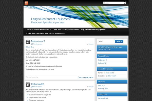 Graphene theme site design template sample