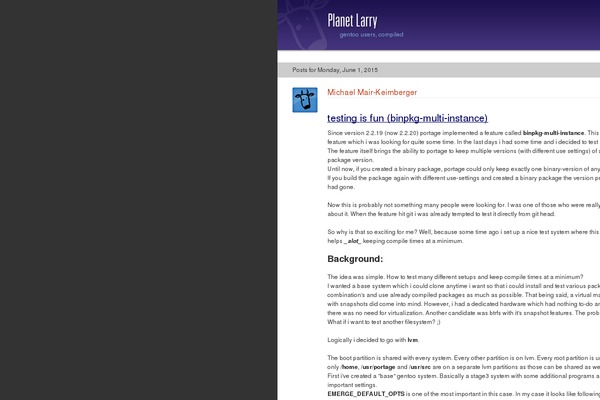 Site using Flattr plugin