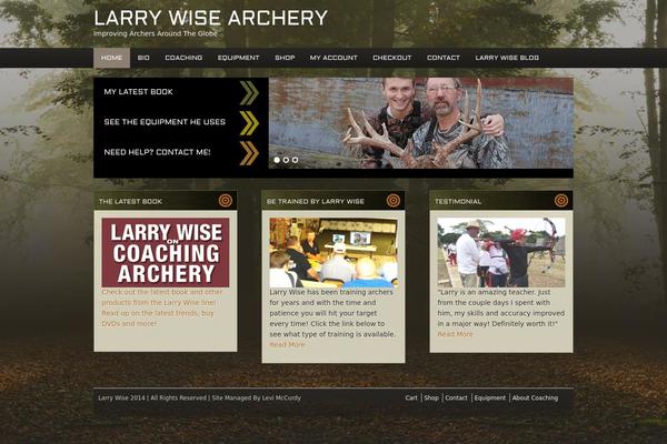 Hunter theme site design template sample