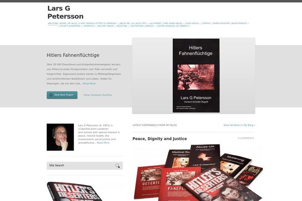 larsgpetersson.com site used Yourfolio