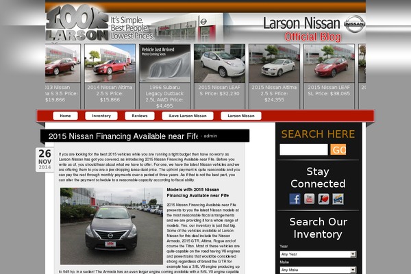 larsonnissanblog.com site used Back2black