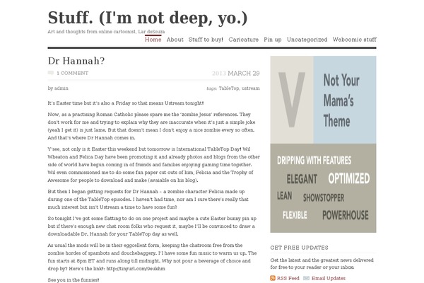 Vigilance theme site design template sample
